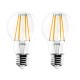 Bombilla estándar LED filamento E27 7W 806lm 5000K Pack 1+1 Garza