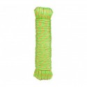 Cuerda de poliéster trenzada con alma verde 4mm 15m