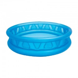 Piscina infantil hinchable de aros azules 188x46cm