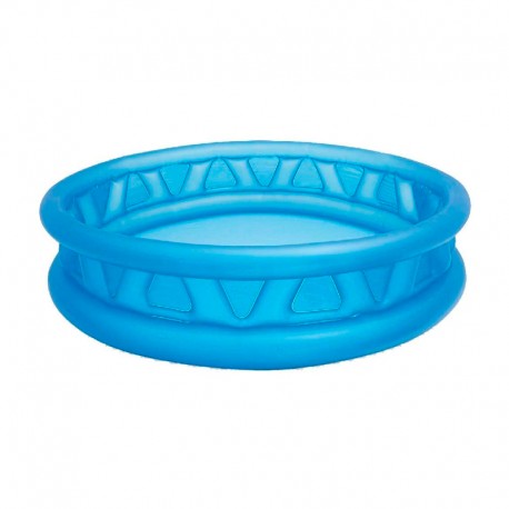 Piscina infantil hinchable de aros azules 188x46cm