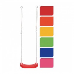 Asiento de columpio con cuerdas 42x17cm