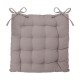 Cojín de algodón 38x38cm para silla exterior azul