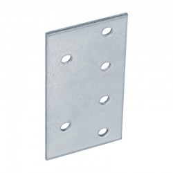 Platina de unión recta ligera 75x40x2xmm