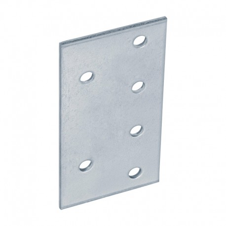 Platina de unión recta ligera 75x40x2xmm