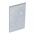 Platina de unión recta ligera 75x40x2xmm