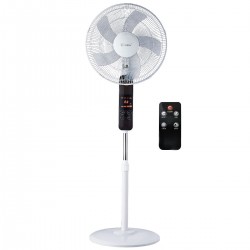 Ventilador de pie DC 43cm 30w blanco