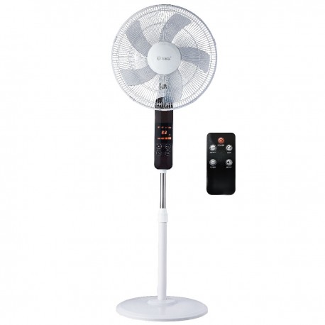 Ventilador de pie DC 43cm 30w blanco