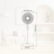 Ventilador de pie DC 43cm 30w blanco