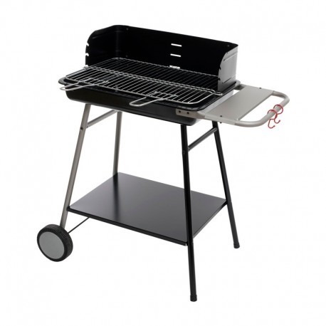 Barbacoa de carbón de acero Neka 87x53cm
