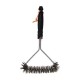 Cepillo de alambre de acero trenzado 16x31cm para limpiar barbacoa
