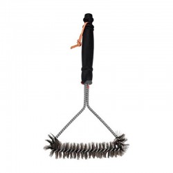 Cepillo de alambre de acero trenzado 16x31cm para limpiar barbacoa