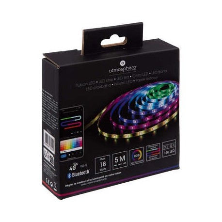 KIT TIRA LED 5MT RGB WIFI 150 LEDS