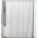 Cortina de poliéster blanca para baño 180x200cm