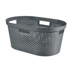 Cesta para ropa Infinity Recycled gris 39L