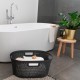 Cesta para ropa Infinity Recycled gris 39L
