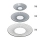 Vajilla decorativa de porcelana 18 uds. Lunis