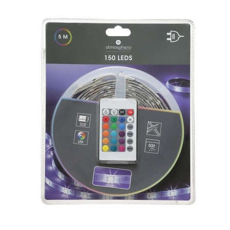 KIT TIRA LED 5MT RGB 150LEDS