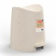 Cubo de basura con pedal 3 litros para baño Ecohome