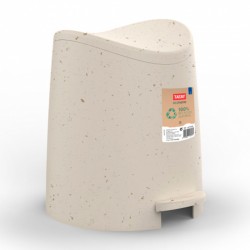 Cubo de basura con pedal 3 litros para baño Ecohome