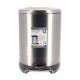 Cubo de basura de metal brillante 6L