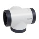 Adaptador enchufe triple Schuko lateral rotativo 16A 230V 3680W