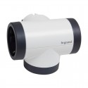 Adaptador enchufe triple Schuko lateral rotativo 16A 230V 3680W