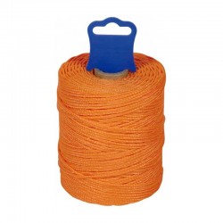 Hilo albañil de polipropileno trenzado naranja 1,8mm 50m