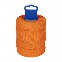 Hilo albañil de polipropileno trenzado naranja 1,8mm 50m