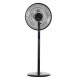 Ventilador de pie negro 45W 44cm