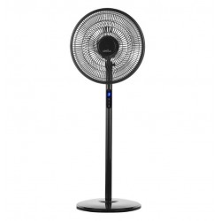 Ventilador de pie negro 45W 44cm