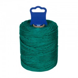 Hilo albañil de polipropileno trenzado verde 1,5mm 50m