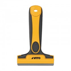 Rascador de vidrio 3 cuchillas 100mm con mango engomado