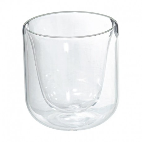 Vaso de doble cristal transparente 200ml
