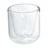Vaso de doble cristal transparente 200ml