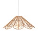 Lámpara de techo colgante natural E27 40W Folk