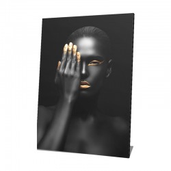 Cuadro alto brillo Woman foto 80x120cm