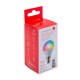 Bombilla esférica LED Smart WiFi E14 5W 470lm CCT RGB