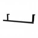 Colgador barra de metal negra para puerta 25-40cm
