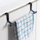 Colgador barra de metal negra para puerta 25-40cm