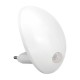 Luz de noche LED con doble sensor crepuscular/movimiento 1,4W 3lm 4000K