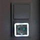 Luz de noche LED con sensor y enchufe 0,5W
