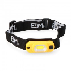 Linterna frontal LED recargable con USB 1W 100lm 6500K IP20