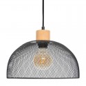 Lámpara de techo colgante de metal rejilla E27 40W Sam