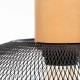 Lámpara de techo colgante de metal rejilla E27 40W Sam