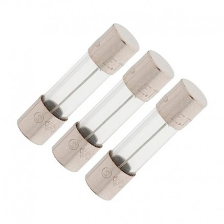 Fusible de cristal 5x20mm 10A 3uds.