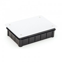 Caja de conexión de empotrar con tornillos 160x100x50mm