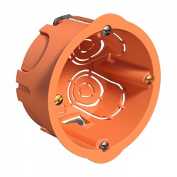 Caja de pladur redonda con tornillos IP20 67x45mm