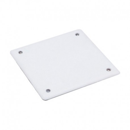 Tapa de caja universal blanca para mecanismos