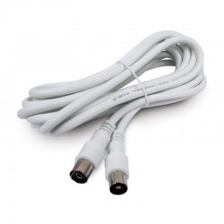 Prolongador de TV blanco macho-hembra 2,5m