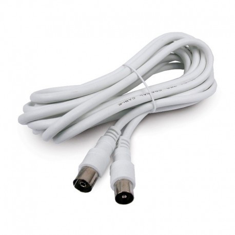 Prolongador de TV blanco macho-hembra 2,5m